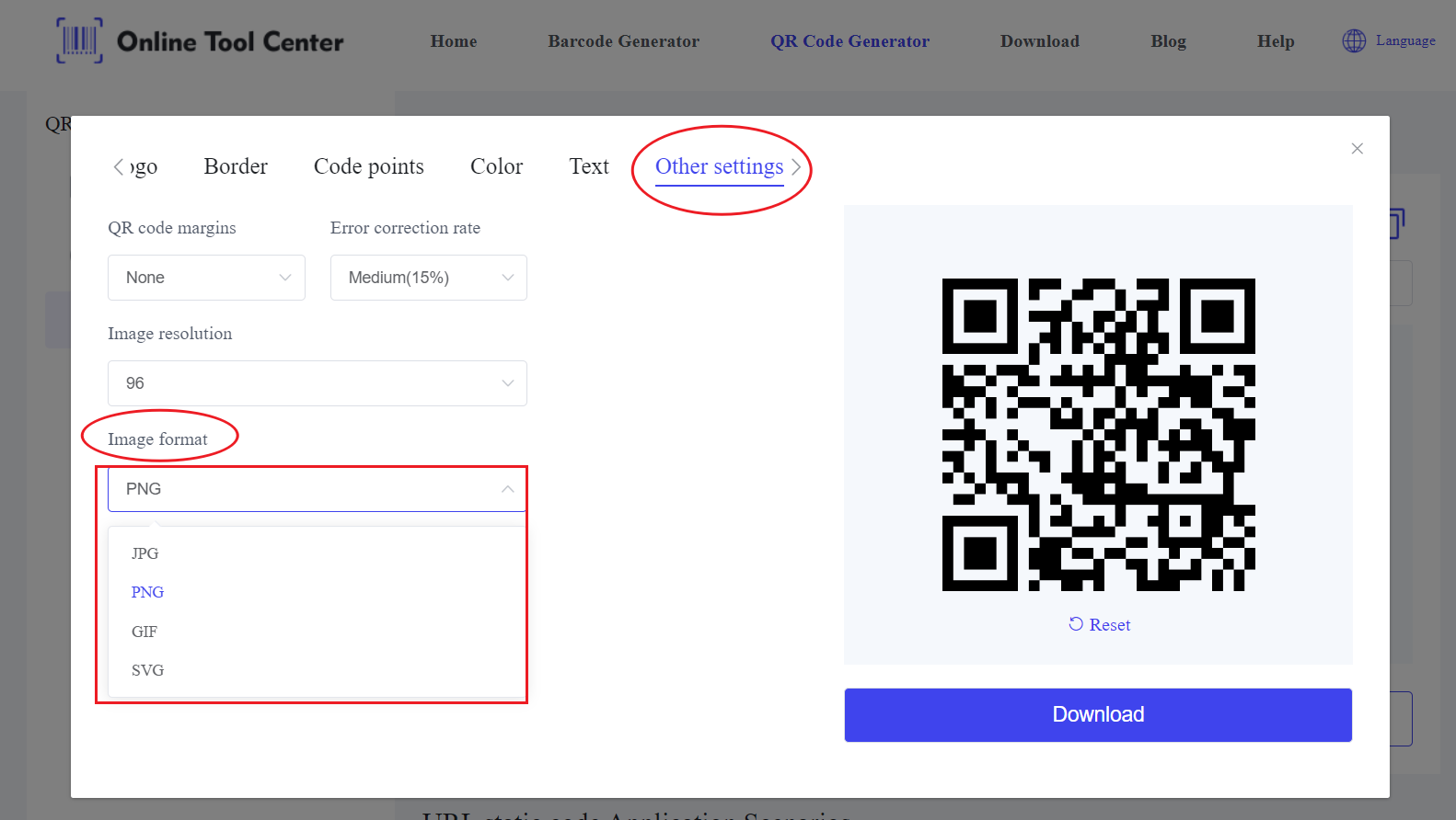 Um gerador de código QR suporta vários formatos.png