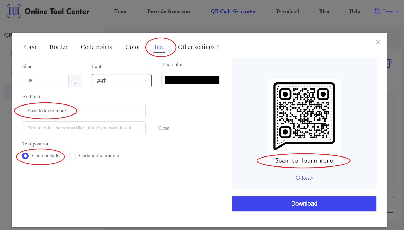 Crie código QR com um call to action.png