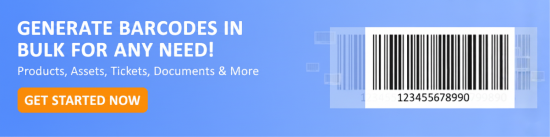 bulk barcode generator call to actio gerador de códigos de barras em massa chamada para actio