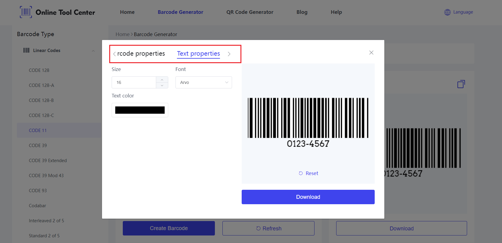 Personalizar Código 11 Barcode.png