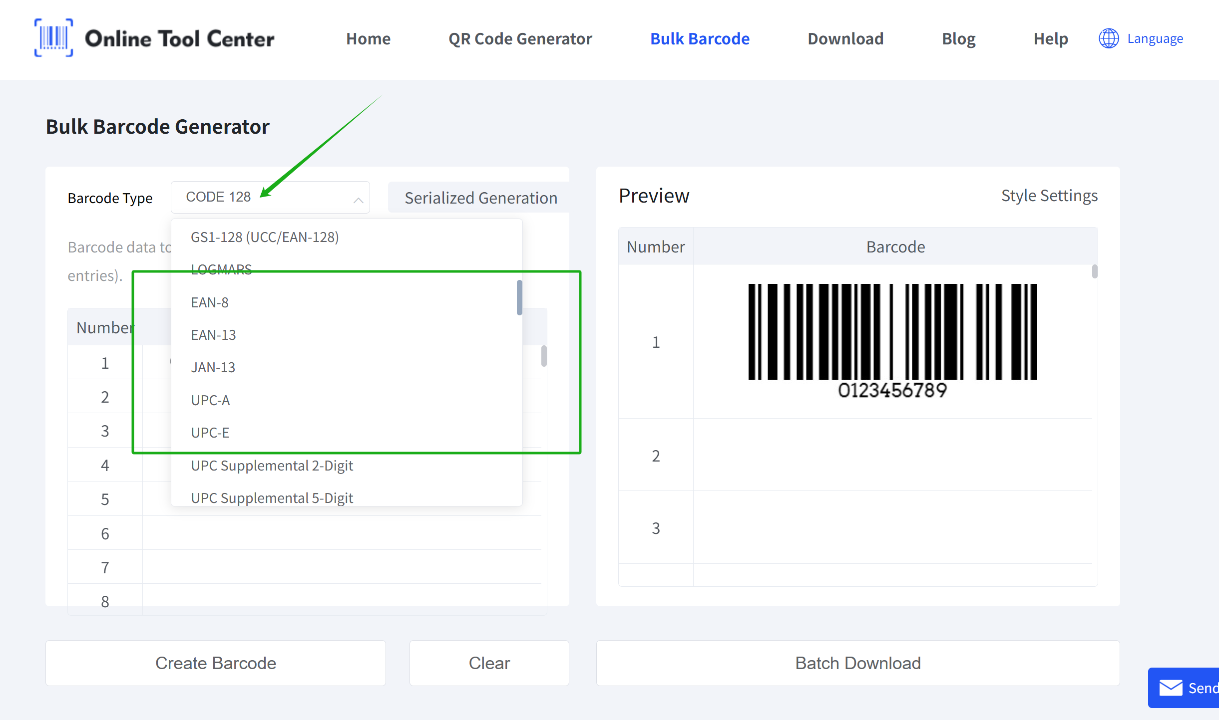 choose right barcode format escolher o formato certo do código de barras