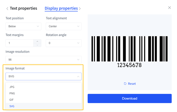different barcode formats diferentes formatos de códigos de barras