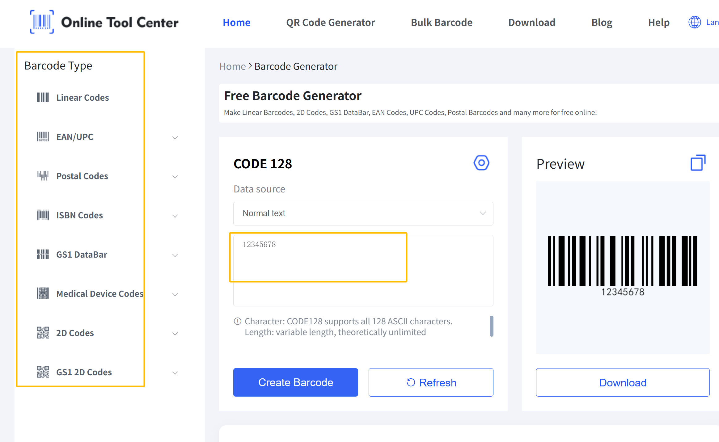 erate barcode vector online vetor de código de barras online