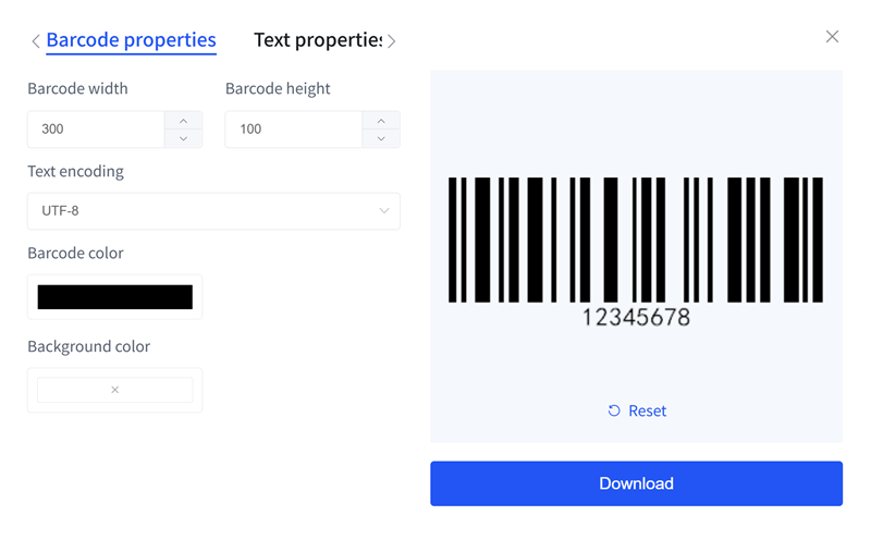 barcode setti conjunto de códigos de barras