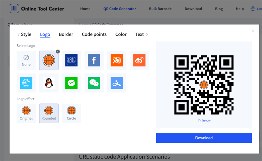 errate c&oacute;digo QR de basquete personalizado