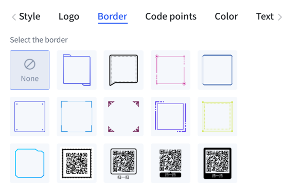 qr code borders fronteiras do código qr